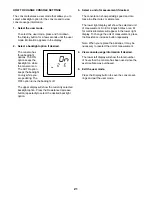 Предварительный просмотр 21 страницы ProForm 310 Cx Bike Manual