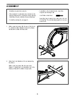 Preview for 6 page of ProForm 310 E Elliptical Manual