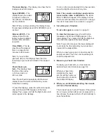 Предварительный просмотр 17 страницы ProForm 315 Ic Bike User Manual