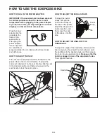 Предварительный просмотр 13 страницы ProForm 320 C Manual