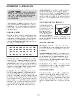 Preview for 12 page of ProForm 320 Spx Bike Manual