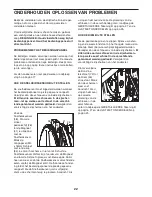 Preview for 22 page of ProForm 380 Razor Elliptical (Dutch) Gebruiksaanwijzing