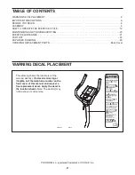 Предварительный просмотр 2 страницы ProForm 380 Zlx Bike Manual