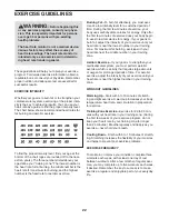 Preview for 22 page of ProForm 395E User Manual