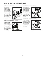 Предварительный просмотр 12 страницы ProForm 4.0 Es Bike Manual