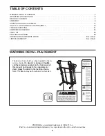 Предварительный просмотр 2 страницы ProForm 4.5 Trainer Treadmill User Manual