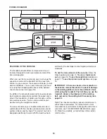 Предварительный просмотр 13 страницы ProForm 4.5 Trainer Treadmill User Manual