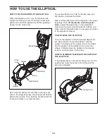 Preview for 14 page of ProForm 405 Ce Elliptical User Manual