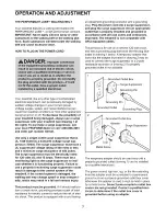 Предварительный просмотр 7 страницы ProForm 460 Crosswalk User Manual