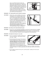 Предварительный просмотр 23 страницы ProForm 485 Crosswalk Cwl Treadmill (Dutch) Gebruiksaanwijzing