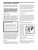 Preview for 12 page of ProForm 485 E Eng/french User Manual