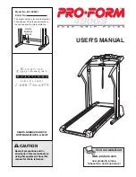 ProForm 490GS 831.299371 User Manual preview