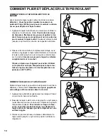 Preview for 10 page of ProForm 490gs Treadmill (French) Livret D'Instructions Manual