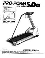 ProForm 5.0a Owner'S Manual preview