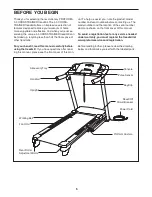 Предварительный просмотр 5 страницы ProForm 5.5 Crosstrainer Treadmill Manual