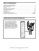 Preview for 2 page of ProForm 500 Zle Elliptical (German) Bedienungsanleitung