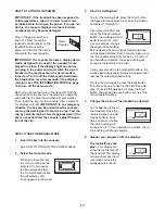 Preview for 14 page of ProForm 515tr Treadmill User Manual