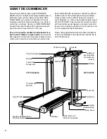 Предварительный просмотр 4 страницы ProForm 525ex Treadmill (French) Livret D'Instructions Manual