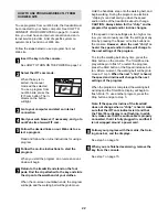 Preview for 22 page of ProForm 530i Treadmill User Manual