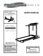 ProForm 540ls User Manual preview