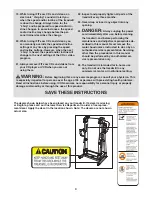 Preview for 4 page of ProForm 560hr Treadmill User Manual