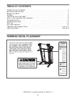 Предварительный просмотр 2 страницы ProForm 565 Crosstrainer Treadmill User Manual