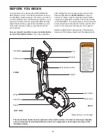 Preview for 4 page of ProForm 565 Ekg Elliptical Manual