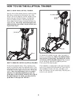 Preview for 9 page of ProForm 565 Ekg Elliptical Manual