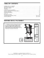 Preview for 2 page of ProForm 580 Lt Treadmill Manual