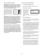 Preview for 14 page of ProForm 580 Lt Treadmill Manual