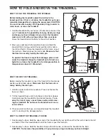 Предварительный просмотр 21 страницы ProForm 580 X Treadmill User Manual