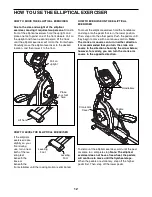 Preview for 12 page of ProForm 585 Cse Elliptical Manual