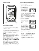 Предварительный просмотр 12 страницы ProForm 590 Spx Bike Manual