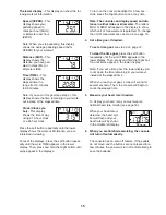 Предварительный просмотр 15 страницы ProForm 590 Spx Bike Manual