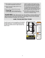 Preview for 4 page of ProForm 6.0 GSX PFTL51105.3 User Manual