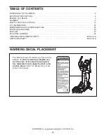 Preview for 2 page of ProForm 600 ZNE User Manual