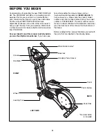 Preview for 3 page of ProForm 605 Hr Elliptical User Manual