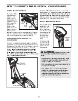 Preview for 8 page of ProForm 605 Hr Elliptical User Manual