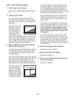 Preview for 15 page of ProForm 610 Tr Treadmill User Manual