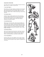 Preview for 21 page of ProForm 615 Hr Elliptical Manual