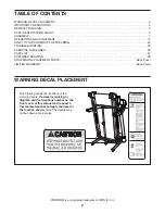 Предварительный просмотр 2 страницы ProForm 615 T Treadmill User Manual