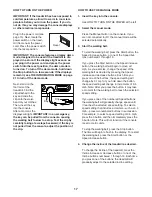 Preview for 17 page of ProForm 615 T Treadmill User Manual