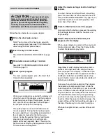 Preview for 21 page of ProForm 620 V Treadmill User Manual