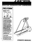 ProForm 622 Exp Owner'S Manual preview