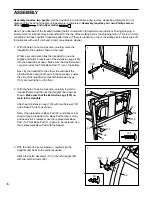 Preview for 6 page of ProForm 635 User Manual