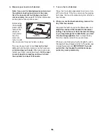 Preview for 16 page of ProForm 7.0 Crosstrainer Treadmill User Manual