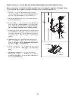 Preview for 21 page of ProForm 700tr Elliptical (Italian) Manuale D'Istruzioni