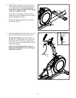 Предварительный просмотр 7 страницы ProForm 710 E Elliptical User Manual