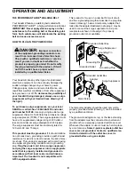 Preview for 8 page of ProForm 750CS User Manual