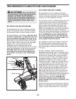 Предварительный просмотр 20 страницы ProForm 762 Ekg Bike (German) Bedienungsanleitung